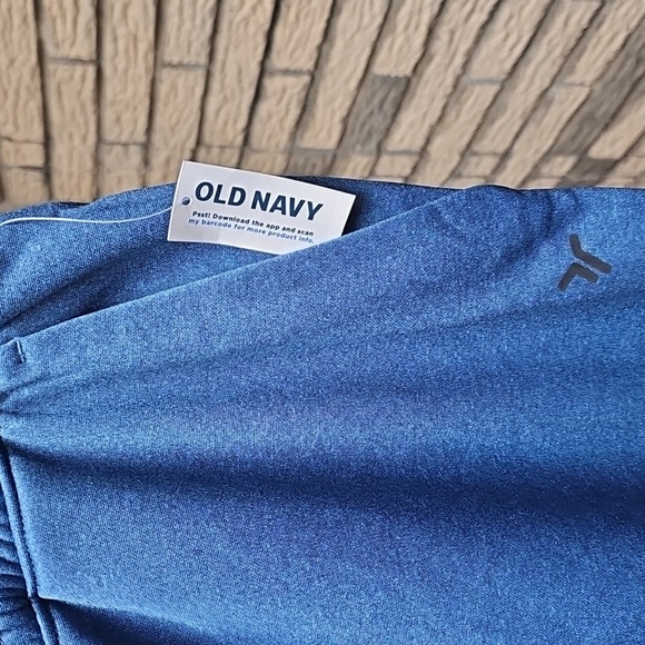 NWT Old NAVY Blue Jogger Pants Go Dry Tapered SZ XL - Picture 3 of 9